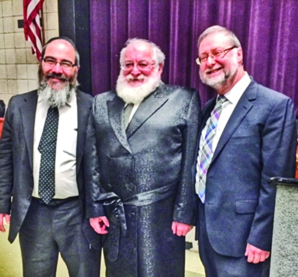 Rabbi Raphie Schochet, Rabbi Mordechai Becher and Anschel Strauss. /PHOTO | DENISE RUBIN